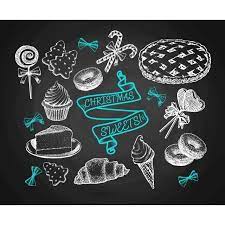 مجموعة حلويات رسم على خلفية السبورة الحلويات رسم طباشير png والمتجهات للتحميل مجانا doodle background chalkboard background free chalkboard background