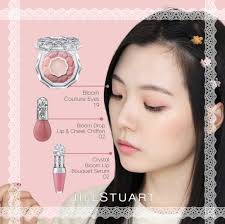 Get the iconic lovely JILL STUART look💖 Our pink colored items will  definitely deliver a simple yet gorgeous makeup look🤫 If you're a JILL  STUART fan, these items is a must🤍 •Bloom
