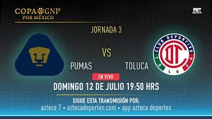 El juego dará inicio en punto de las 5 pm (tiempo del centro de méxico). Ø´ÙŠÙˆØ¹ÙŠØ© Ø£Ù…Ø§Ù…ÙŠ Ù‡Ù†Ø§Ùƒ Ø­Ø§Ø¬Ø© Ù„ Pumas Vs Toluca En Vivo Por Internet Ballermann 6 Org