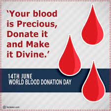 However, it is a sad thing that there are still several countries that do and in order to do so, they share inspiring and highly motivational quotes about donating and create blood donation slogans and posters to encourage. World Blood Donor Day Wishes Theme Quotes 2021 Messages Status Sms