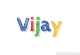 Vijay Logo Free Name Design Tool From Flaming Text