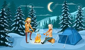 During checkout you can apply coupons but may be limited on the number of promo find the best cranmore mountain adventure promo codes at goodshop for vacation packages that meet your budget and travel needs. Tourist Camp In Winter Forest At Night Vector Illustration People Sitting Near Campfire And Tourist Tent On Snowy Meadow Camping And Hiking Winter Adventure Nature Landscape In Cartoon Style Royalty Free Cliparts