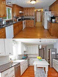 If cabinets feel very old and outdated, use faux finishes to enhance this look in a cool way. Tips Tricks For Painting Oak Cabinets Evolution Of Style