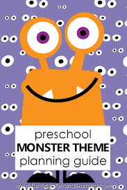 English songs for preschoolers are great for teaching lessons to native english speakers and esl kids alike. Monster Theme Preschool Activities Fantastic Fun Learning