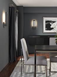 Modern led sconce wall light in polished nickel finish. Forq Indoor Outdoor Led Wall Sconce By Modern Forms Lumens Com