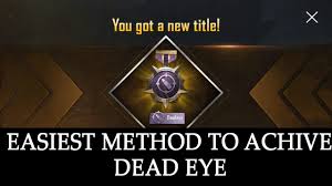 Well doing small achievements will only give you fewer achievement points but. Easiest Method Hindi How To Get Sharpshooter Or Deadeye Title In Pubg Mobile Achievement Youtube