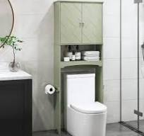Amazon.com: AZODY Over The Toilet Storage Cabinet with Gold ...