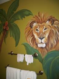 Lion Peinture Murale Peinture Decoration Chambre Bebe