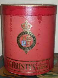 Christy S Of London Top Hat Box Vintage Hat Boxes Hat Boxes Vintage Box