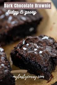 Ultimate Fudgy Crinkle Top Brownie My Tasty Curry Recipe Fudgy Brownie Recipe Dark Chocolate Recipes Gooey Chocolate Brownie Recipe