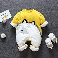 Us 24 99 Baby Cartoon Winter Warm Animal Cotton One Piece Lambkingo Baby Boy Winter Outfits Winter Baby Clothes Boys Winter Clothes