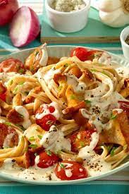 pfifferlinge in kase sosse zu bandnudeln rezept bandnudeln rezept rezepte bandnudeln