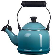 To Replace My Burnt Kettle Rip Kettle Amazon Com Le Creuset Enamel On Steel Demi 1 1 4 Quart Teakettl Le Creuset Tea Kettle Tea Kettle Whistling Tea Kettle