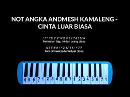Lagu ini bercerita tentang seseorang yang mencintai seorang wanita dengan sepenuh hatinya. Video Lirik Lagu Cinta Luar Biasa Chord Pianika Viral