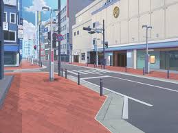 Search for animated video backgrounds with us. Anime Landscape City Shopping Street Anime Background Day Night