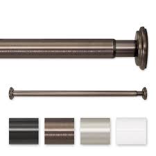 Our rods are 1 in. Pinnacle 18 To 30 Inch Adjustable Spring Tension Or Screw Mount Curtain Rod 30 On Sale Overstock 5804151