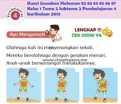 Kunci jawaban tema 7 kelas 1 halaman 86. Lengkap Kunci Jawaban Halaman 82 83 84 85 86 87 Kelas 1 Tema 2 Subtema 2 Pembelajaran 4 Kurikulum 2013 Simple News Kunci Jawaban Lengkap Terbaru