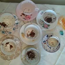 Tea Leaf Reading At A Bridal Shower Vintage Tea Cups Tea Cups Vintage Tea Leaves Tea Reading