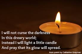 I Will Light A Little Candle Sunday Poem