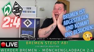 Liga werder höchstens achtmal zur prime time nach dem abstieg aus der bundesliga zählt werder bremen zu den schwergewichten des unterhauses. Live Werder Bremen Gegen Monchengladbach 2 4 Herzlich Willkommen In Der 2 Liga Liebe Brahmer Youtube