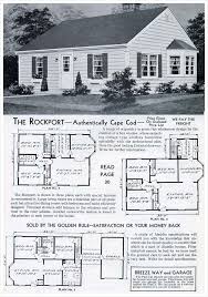 1953 Aladdin Homes The Rockport House Plans Cottage House Plans Vintage House Plans