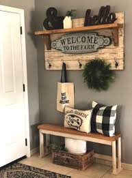See more ideas about driveway entrance, farm entrance, driveway landscaping. Rustic Farmhouse Entrance Wall Decor Idea Ecemella
