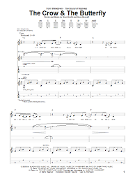 Download Guitar Tab Sheet Music To The Crow The Butterfly By Shinedown And Print It Instantly From Sheet Music Dir Guitar Tabs Sheet Music Direct Sheet Music