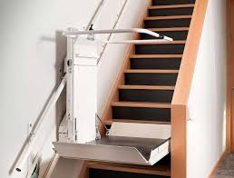 For sufficiently wide stairs, a rail is mounted to the treads of the stairs. A Complete Lift Portfolio