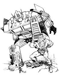 By best coloring pagesjuly 1st 2020. Optimus Prime And He Man By Laemeur On Deviantart
