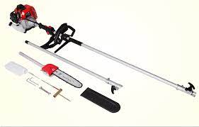 The machine comes in a lightweight design and an ergonomic construction with shoulder straps, chain covers, and tool kit. 2020 Upgrade Maxtra 43cc Gas Pole Saw Pruner Chainsaw Reach 14ft With Carry Bag Ebay