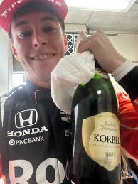Champagne in Detroit baby 🍾 Thank you to Chip Ganassi Racing for nailing  the strategy all day long! And of course, congratulations to Scott