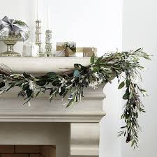 Miscellaneous Our Camilla Garland Is An Abundant Mix Of Green And White Textures You Can Enjoy For T Christmas Garland Holiday Greenery Christmas Decorations
