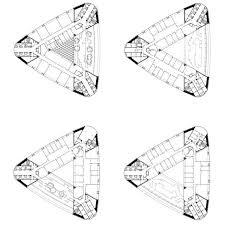The atrium opens to the exterior wall at different levels, forming 9 large gardens. Commerzbank Tower Foster Partners Architectural Floor Plans Architecture Design Concept Modern Architecture Building