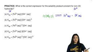 77492) is often referred to as iron (iii) hydroxide fe (oh)3, hydrated iron oxide, yellow iron. What Is The Correct Expression For The Solubility Pro