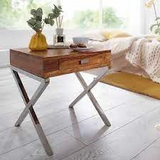 Er wird hauptsächlich genutzt, um dinge unterzubringen. Wohnling Massivholz Nachtkonsole Schublade Nachtkastchen Nachttisch Nako Neu Ebay