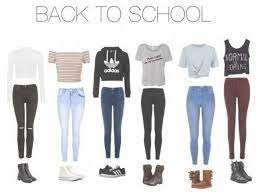 13 Year Old Girl Outfits School 13yearoldgirloutfitsschool In 2021 First Day Of School Outfit Teenager Outfits College Outfits Summer