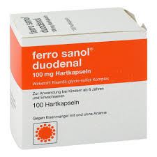 We did not find results for: Ferro Sanol Duodenal 100mg 100 Adekad