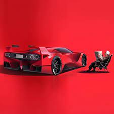 Beautiful Ferrari F40 Homage Rendering By Artem Neretin Concept Car Design Art Cars Super Luxury Cars
