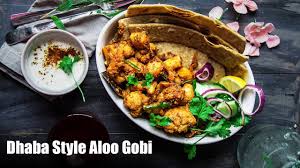 Dhaba Style Dry Aloo Gobi Sabji Aloo Gobhi Ki Dry Sabzi Aloo Gobhi Recipe Restaurant Style Youtube