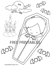 5 out of 5 stars. Halloween Colouring Pages For Kids Messy Little Monster