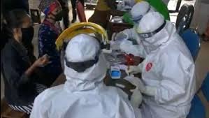 Diduga Info Bocor Rapid Test Dadakan Di Pasar Taman Sidoarjo Diikuti Sedikit Pedagang Bagian 1