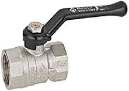 Bugatti Ball valve 1½" total passage FEM/FEM lever aluminum ...
