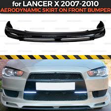 Well, the rear wing suffers the same problems, and we've seen. Aerodinamic Skirt On Front Bumper For Mitsubishi Lancer X 2007 2010 Abs Plastic Body Kit Aerodynamic Pad Decoration Car Styling Chromium Styling Aliexpress