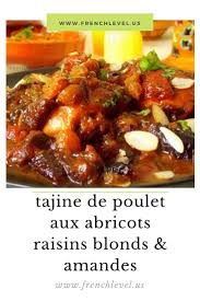 Tajine De Poulet Aux Abricots Raisins Blonds Amandes Recette Cuisine Sante Remedes Gateau Bie Tajine Poulet Recette Tajine Poulet Poulet Aux Abricots