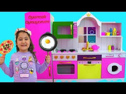 Masal Oyku Pretend Play With Deluxe Kitchen Toy Set Fun Kids Video Youtube Toy Kitchen Set Youtube Videos For Kids Toy Sets