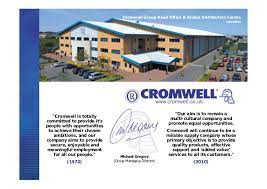 Cromwell tools ltd uses 2 email formats: Intro To Cromwell 2012