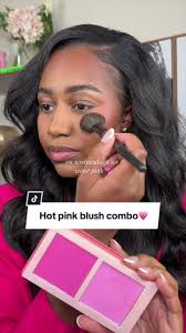 On Wednesdays we wear pink💗 @BASMA Beauty cream blush (fuchsia) @Juvia’s  Place blushed duo (vol 4) #blush #pinkblush #basmabeauty #juviasplace  #juviasplaceblush #blushplacement