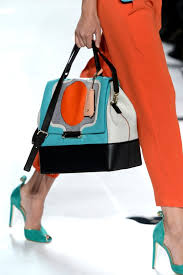 Diane Von Furstenberg Mercedes Benz Fashion Week Color Block Handbags Fashion