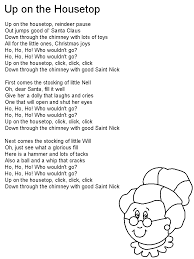 Dltk S Template Printing Christmas Lyrics Kids Songs Christmas Music