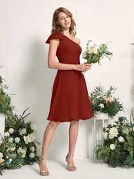 Rust Bridesmaid Dresses